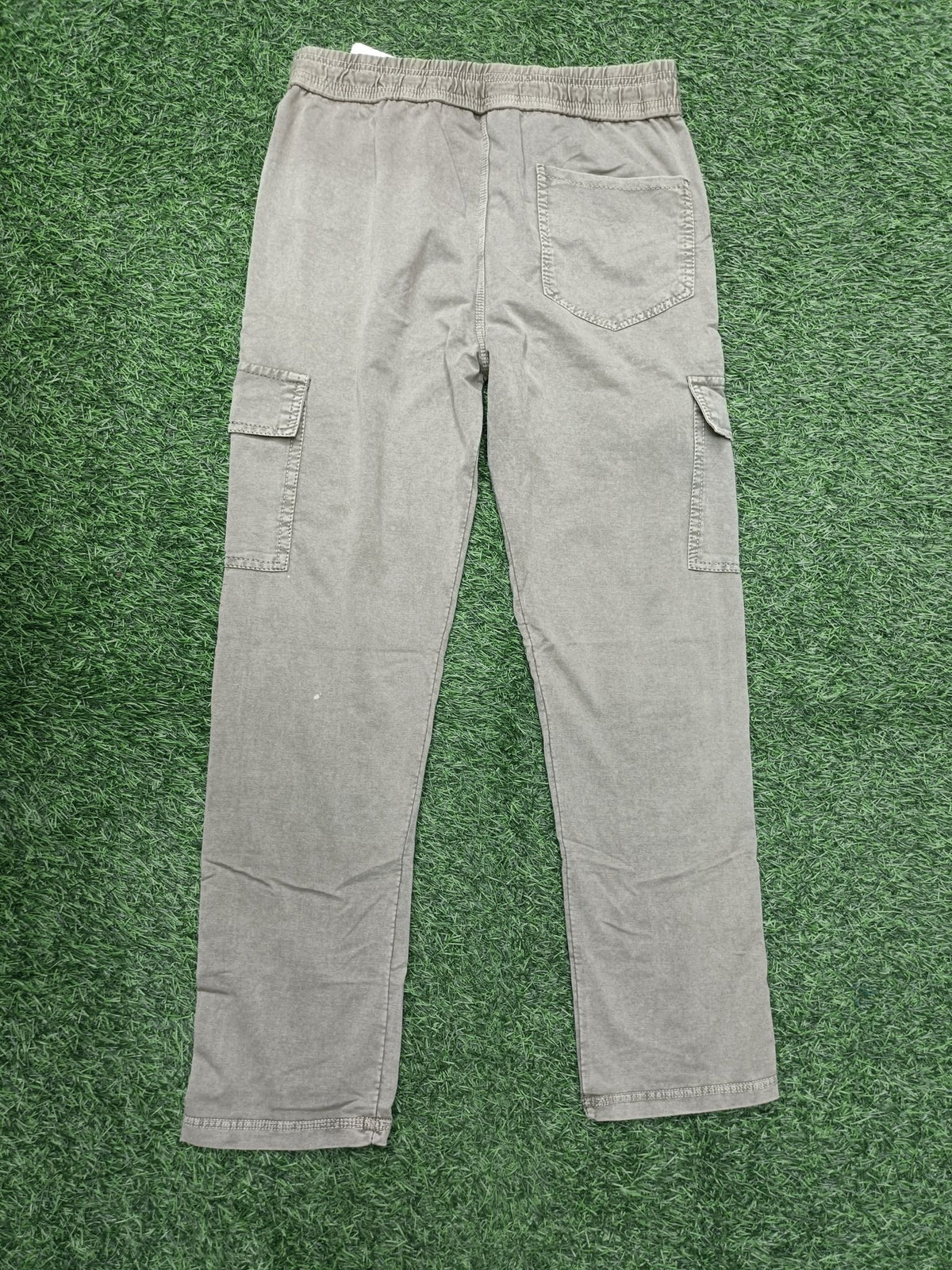 Men's Khaki Green Casual Cargo Track Pants