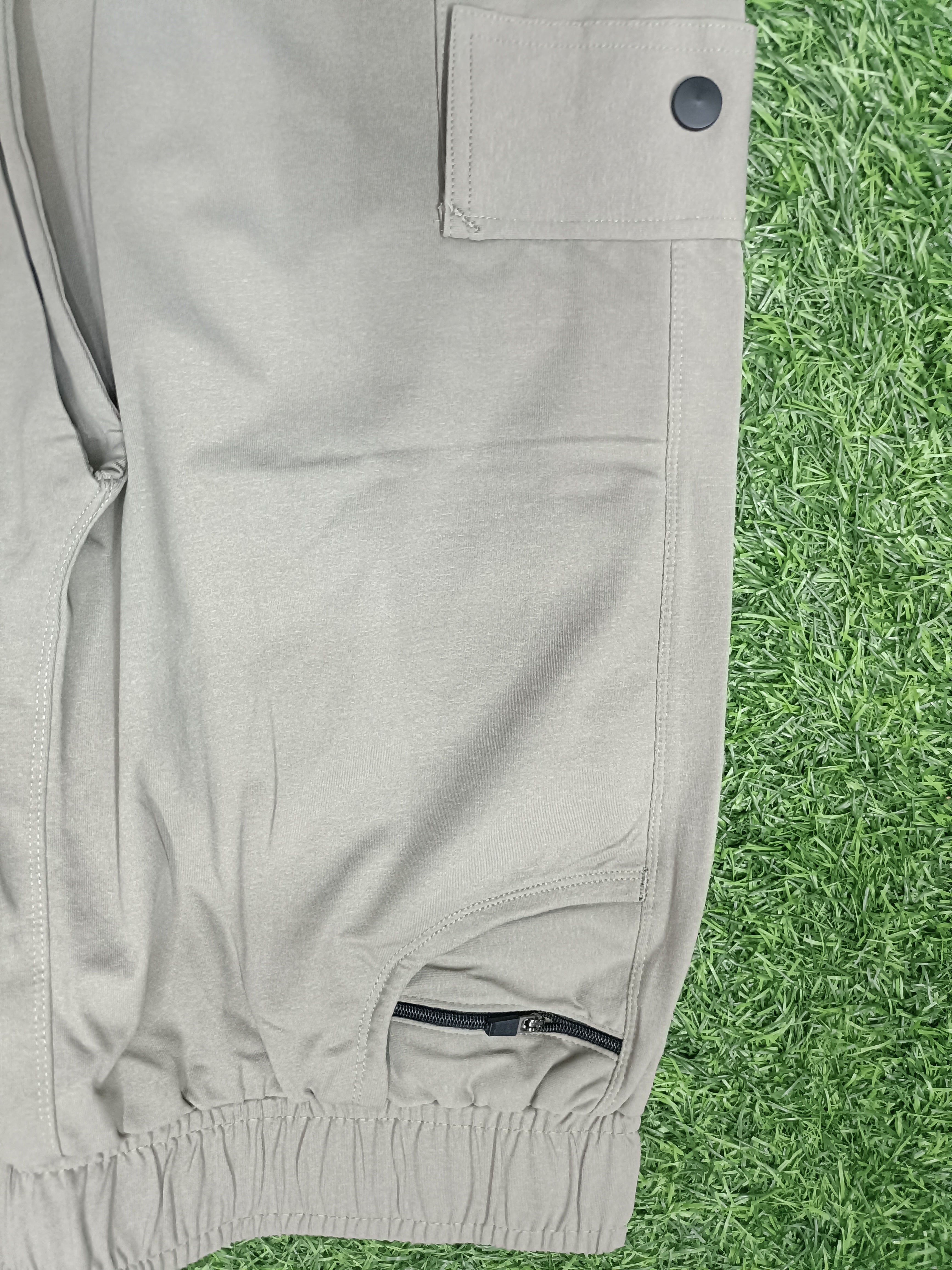 Men's Olive green Cargo Track Pant - 4 Pocket  - Loose Fit - Daily Wear & Gym
