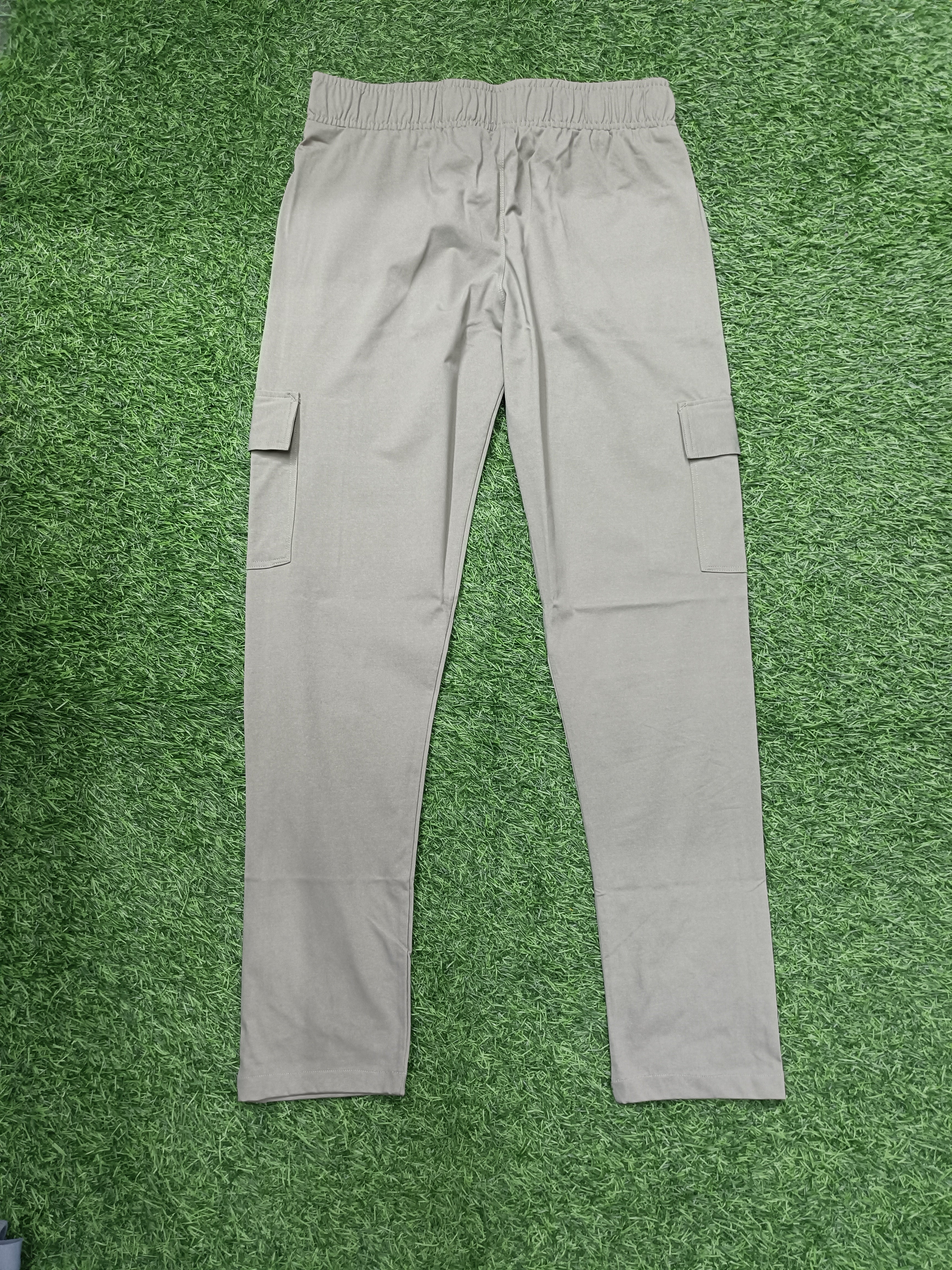 Men's Olive green Cargo Track Pant - 4 Pocket  - Loose Fit - Daily Wear & Gym
