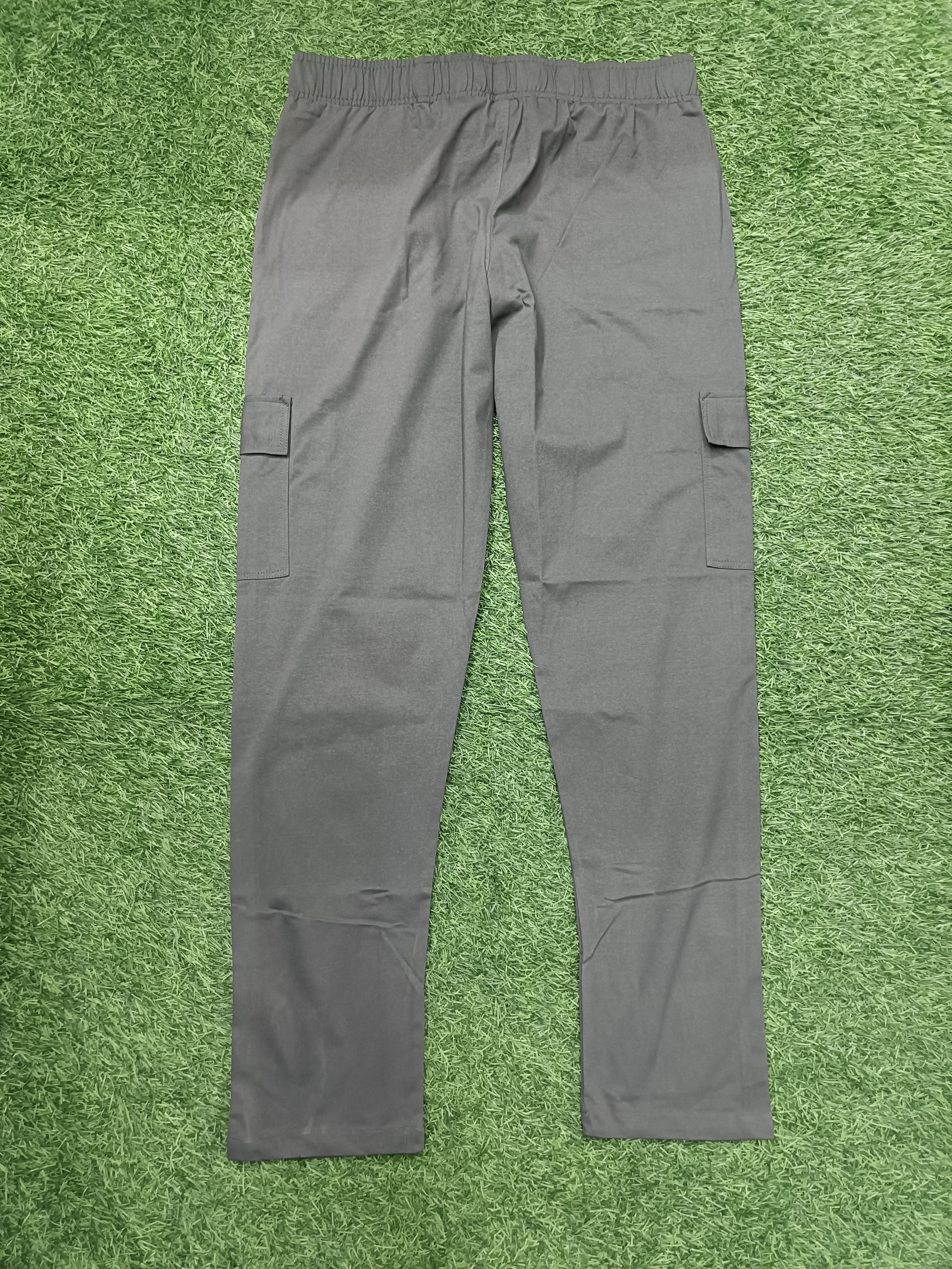 Men' Dark grey Cargo Track Pant - 4 Pocket  - Loose Fit - Daily Wear & Gym