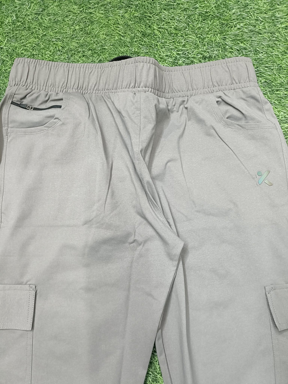 Men's Grey Cargo Track Pant - 4 Pocket  - Loose Fit - Daily Wear & Gym