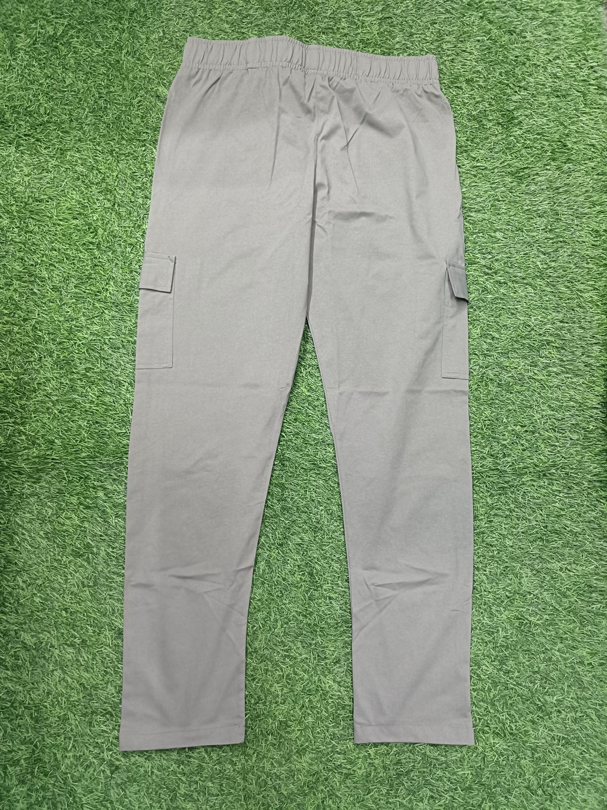 Men's Grey Cargo Track Pant - 4 Pocket  - Loose Fit - Daily Wear & Gym