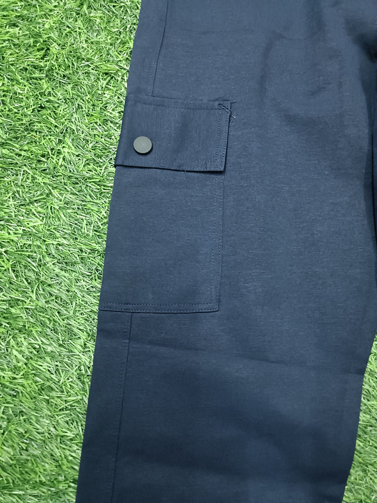 Men' Navy Blue Cargo Track Pant - 4 Pocket  - Loose Fit - Daily Wear & Gym