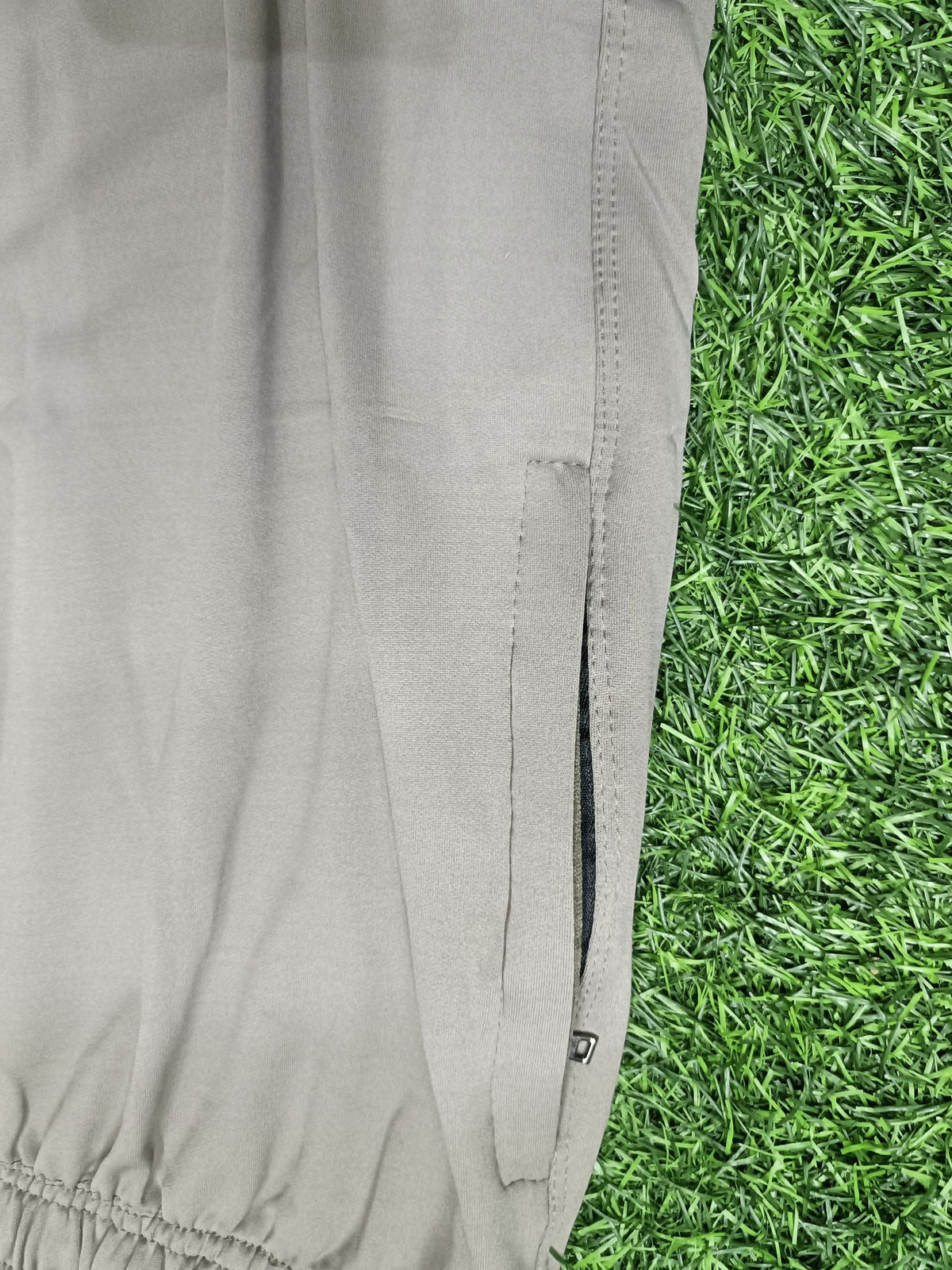Aerotrack Men's Beige Cargo Track Pants with Zipper Pockets