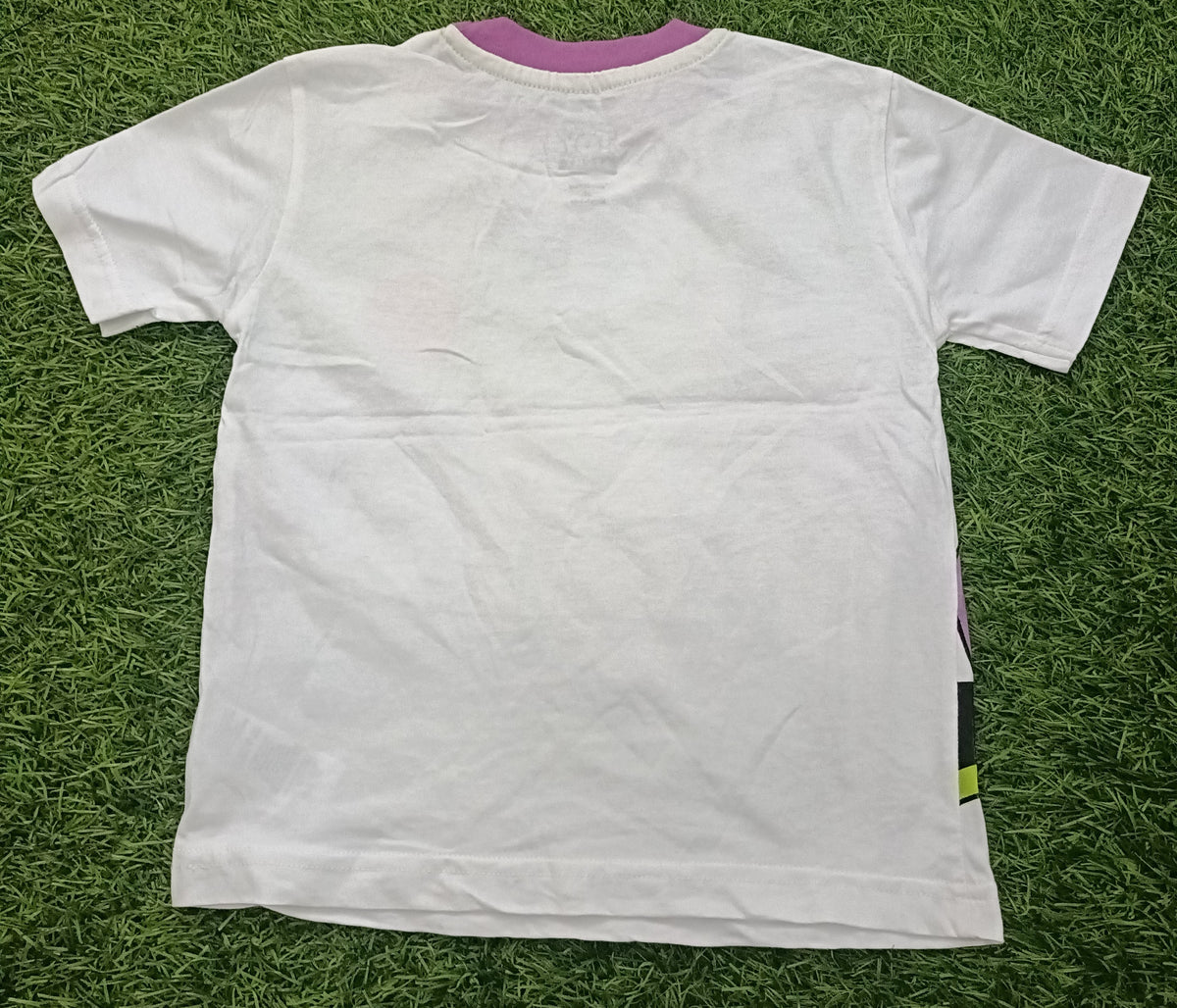 Kids White Space Ranger Costume Graphic Printed Round Neck Half Sleeve T-Shirt