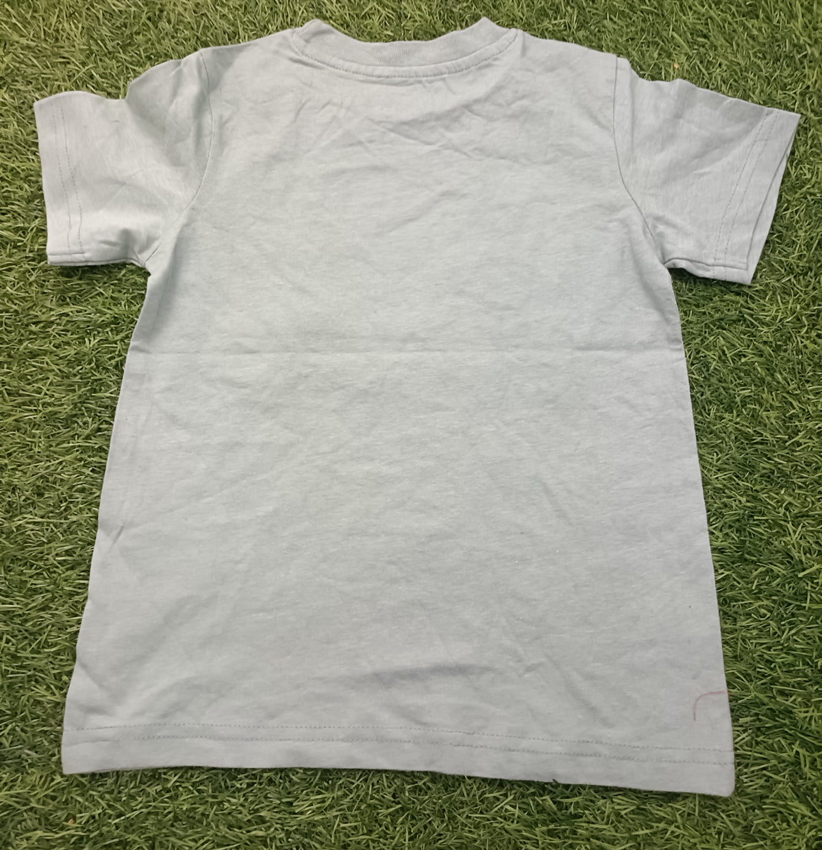 Kids Light Grey Power Nap Character Graphic Printed Round Neck T-Shirt