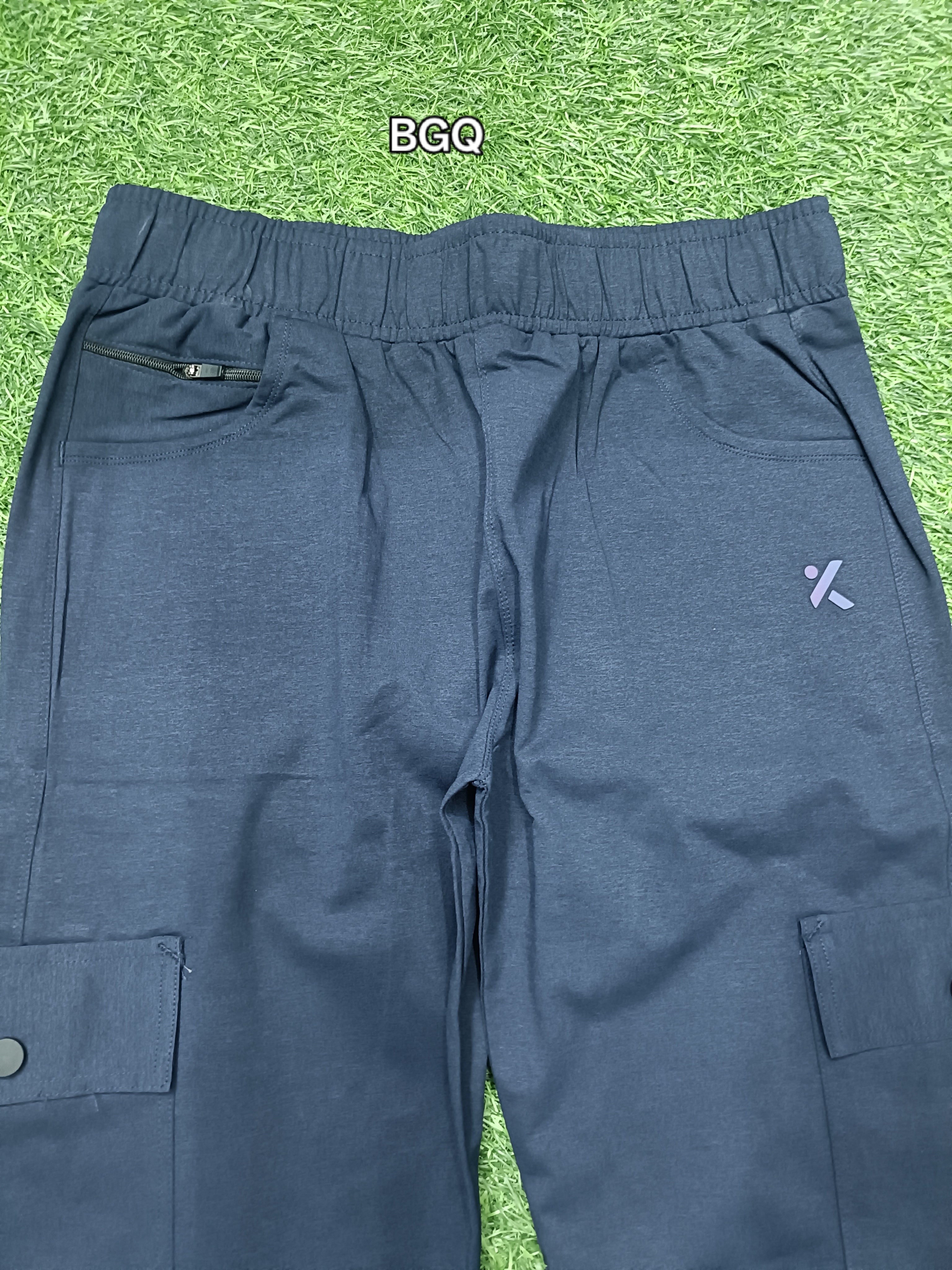 Men' Navy Blue Cargo Track Pant - 4 Pocket  - Loose Fit - Daily Wear & Gym