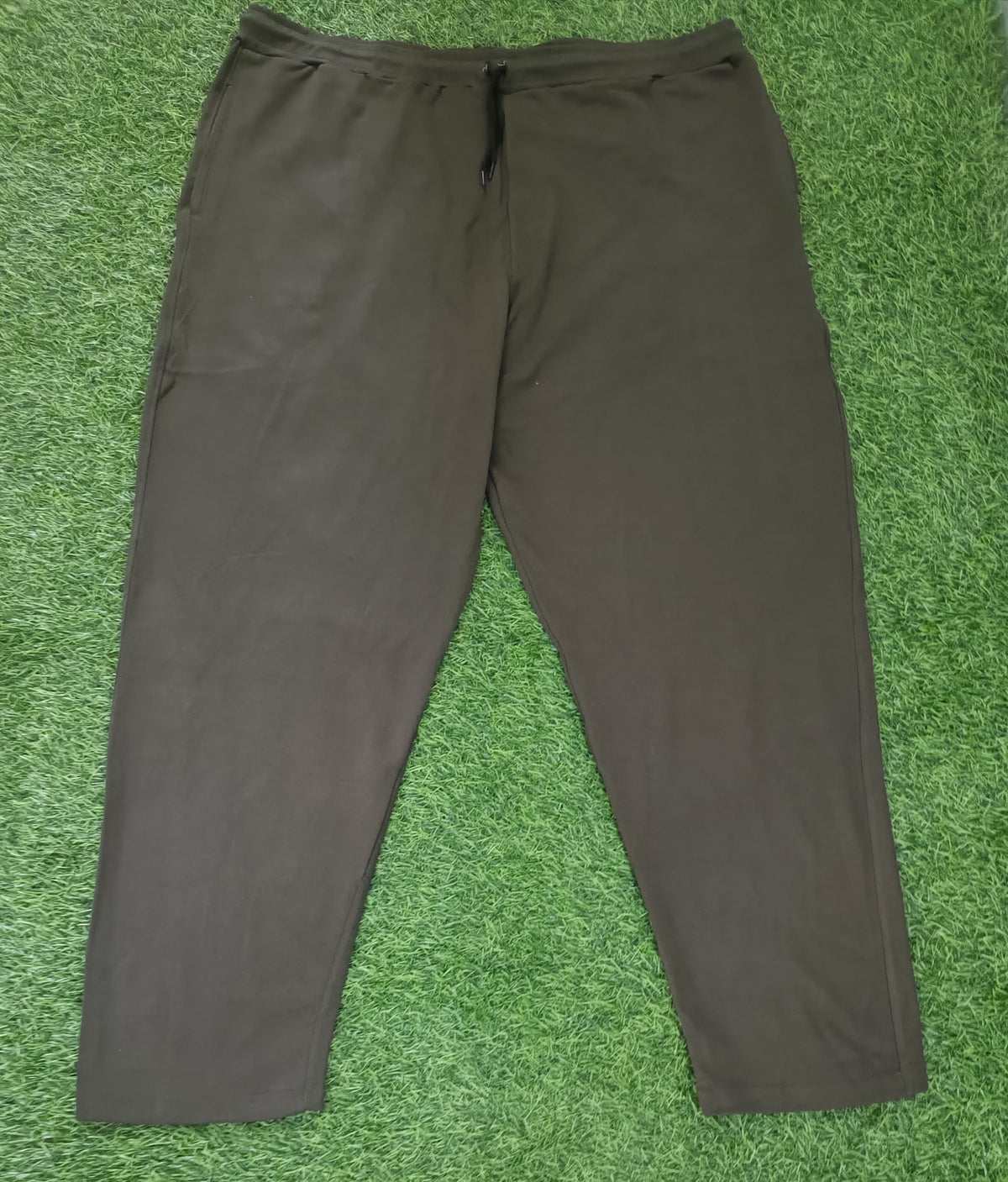 Men's Dark grey color Hosiery cotton Casual Full-Length Track Pants
