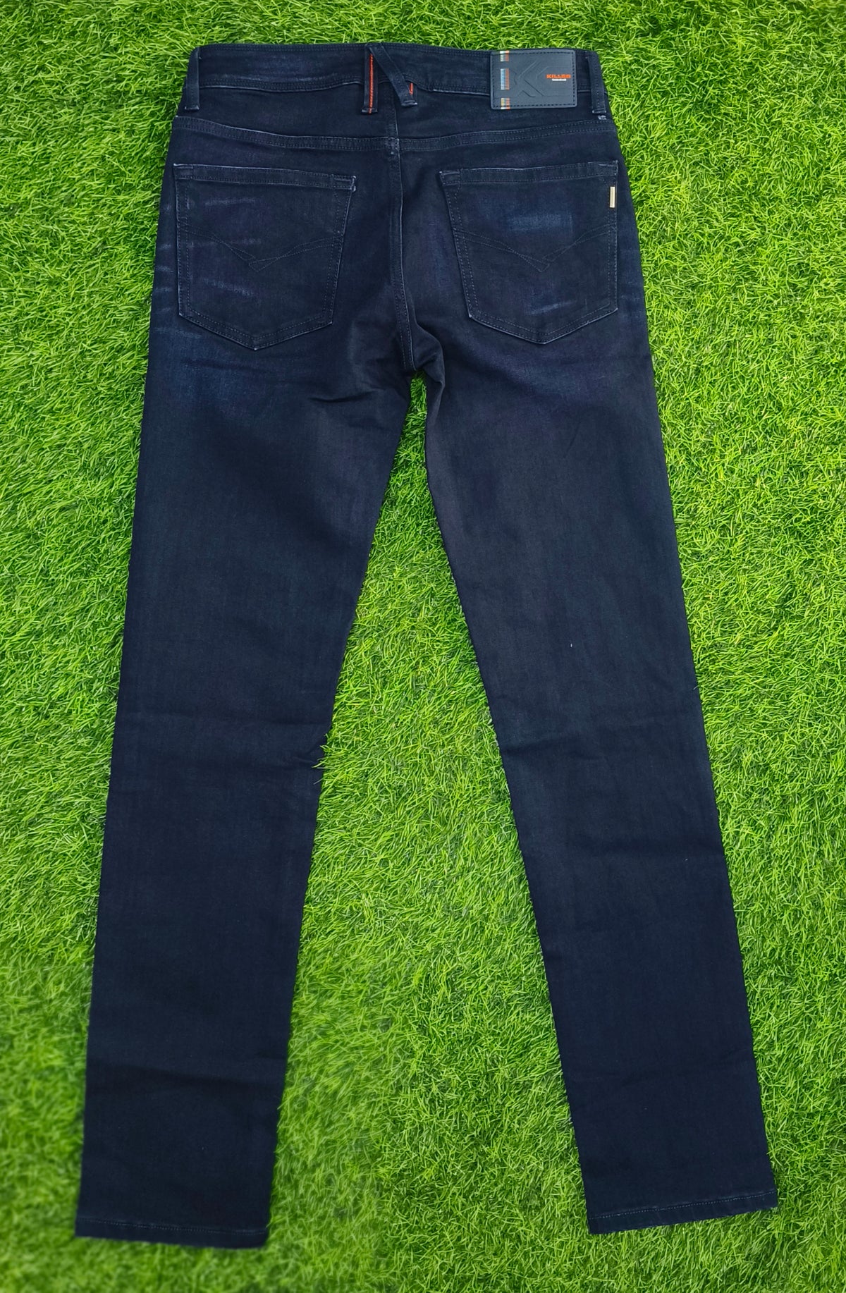 Men’s Dark Navy Blue Slim Fit Denim Jeans