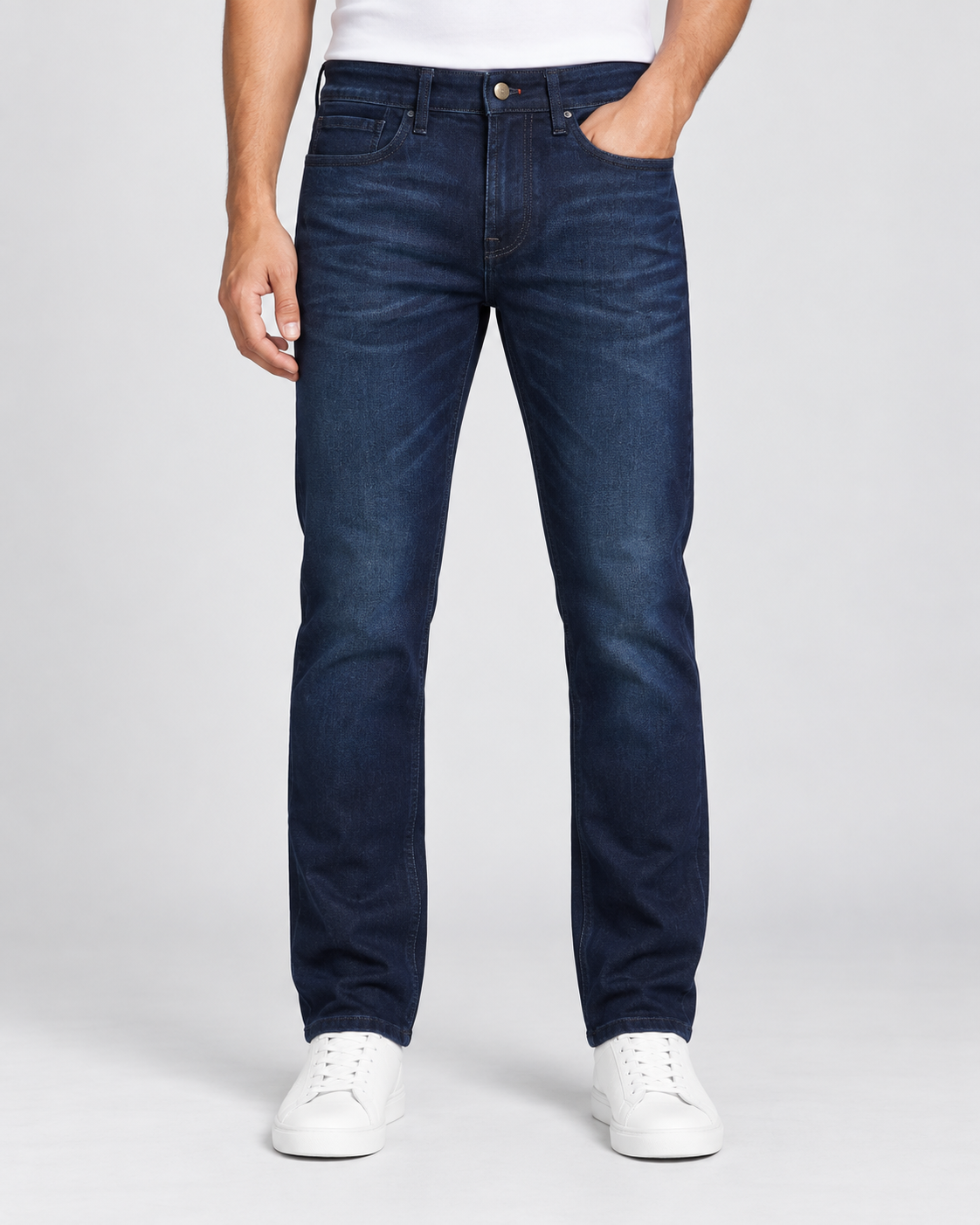 Men’s Dark Navy Blue Slim Fit Denim Jeans