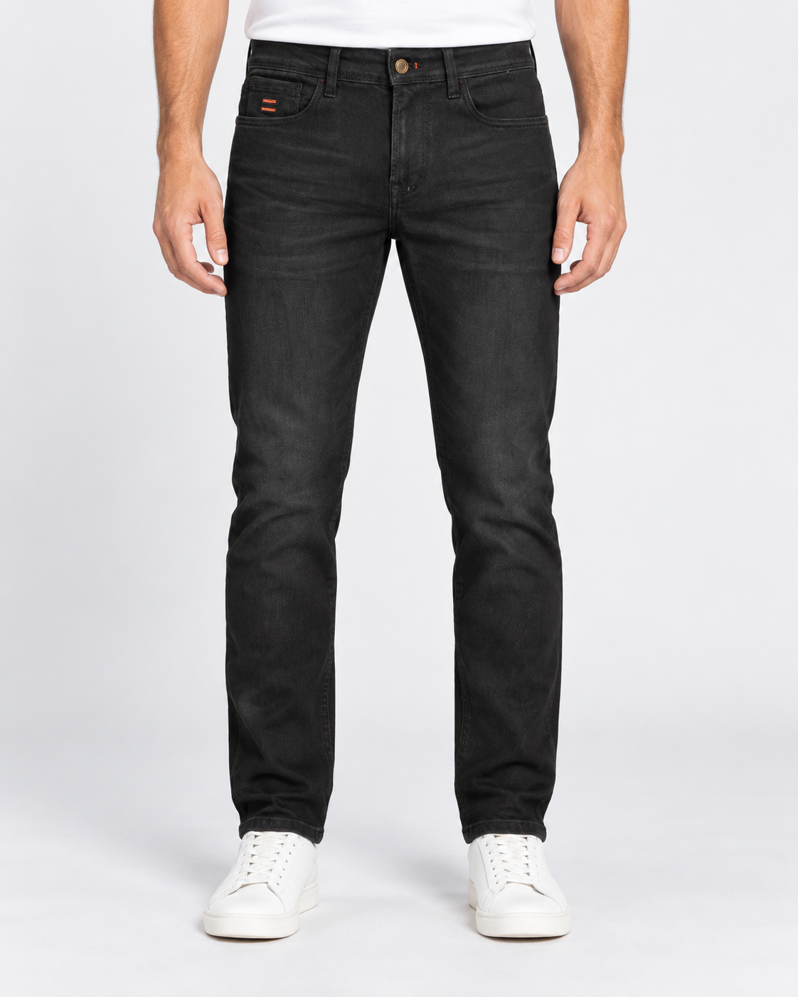 Men’s Black Ankle Fit Jeans