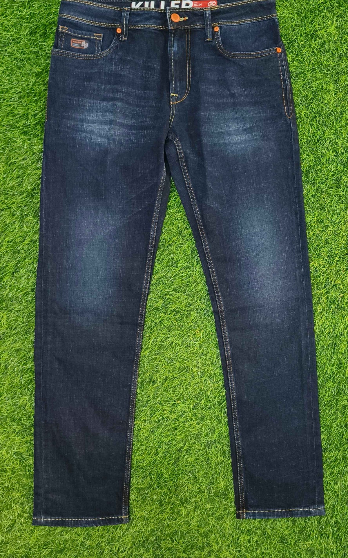 Men’s Light Blue Washed Slim Fit Jeans