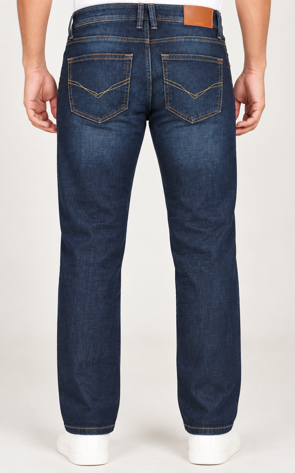 Men’s Light Blue Washed Slim Fit Jeans