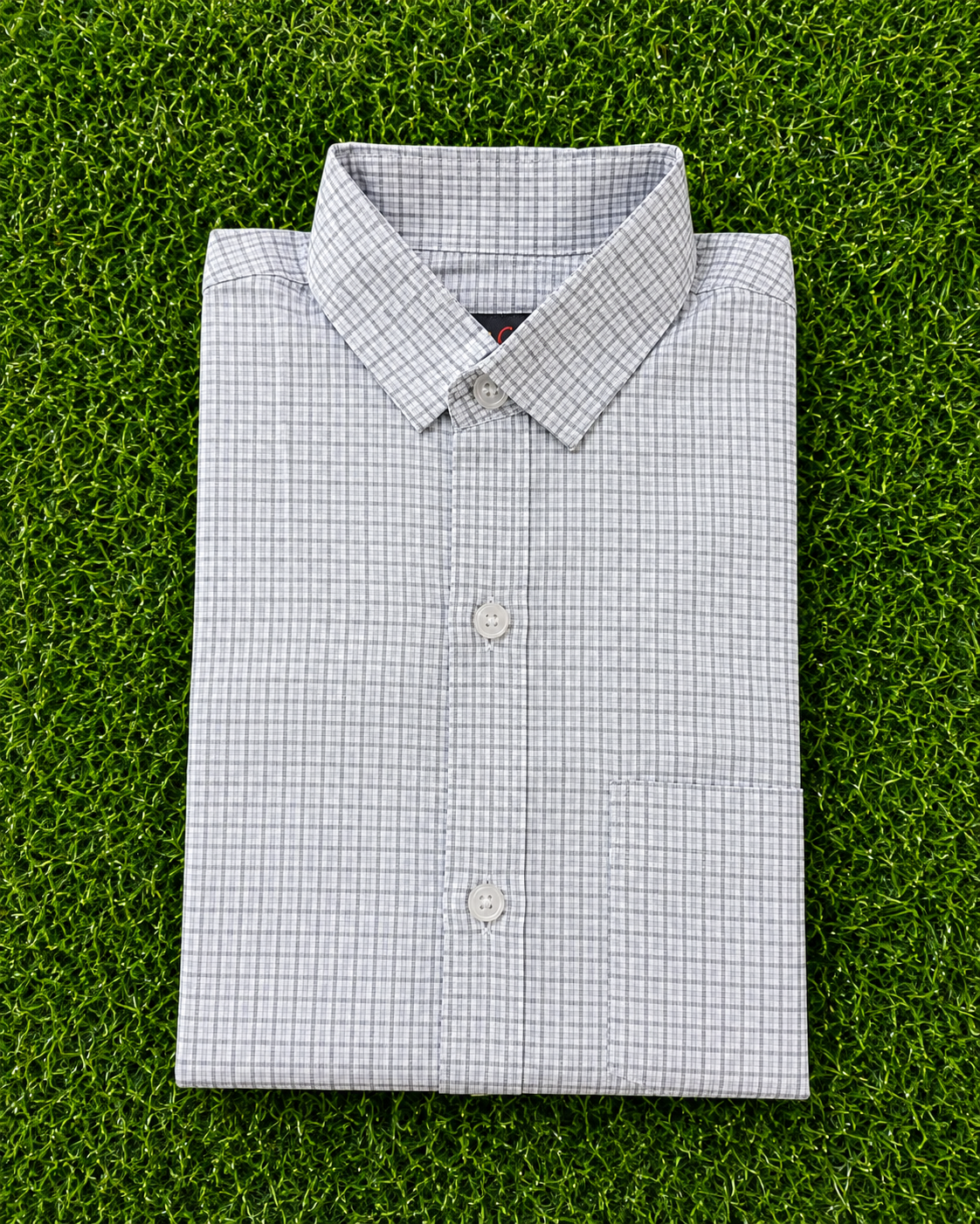 Boys Light Grey Checked Everyday Casual Shirt