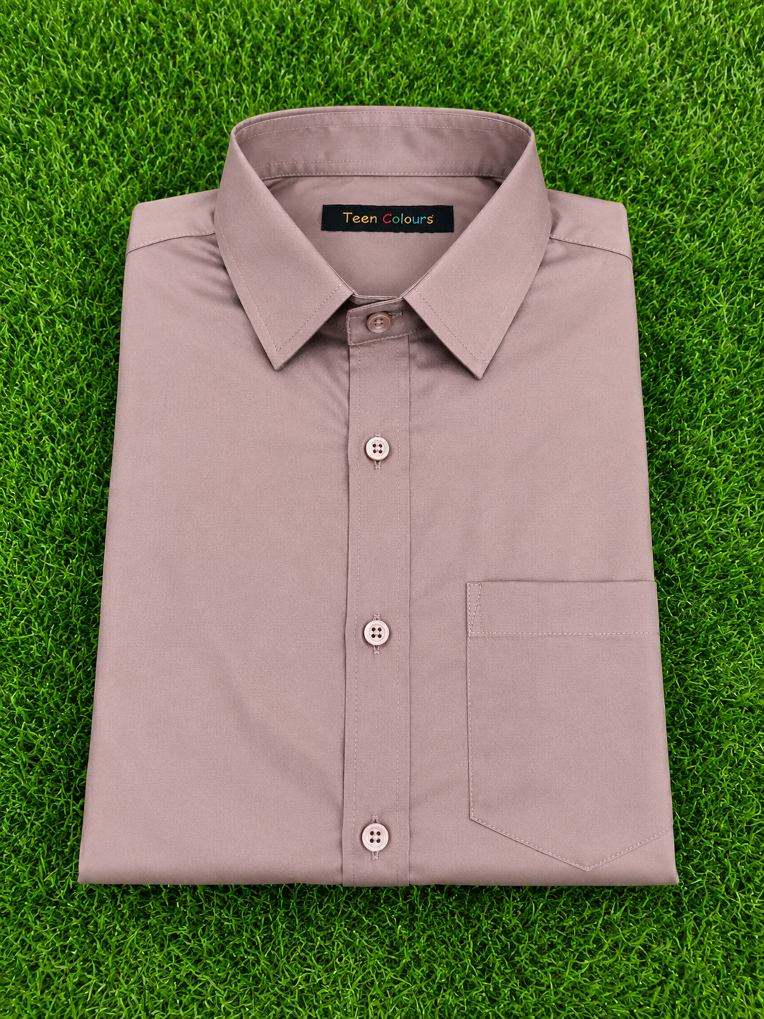 Teen Colours Men's Soft Pink Printed Gija Cotton Casual Shirt Full Sleeve Regular Fit