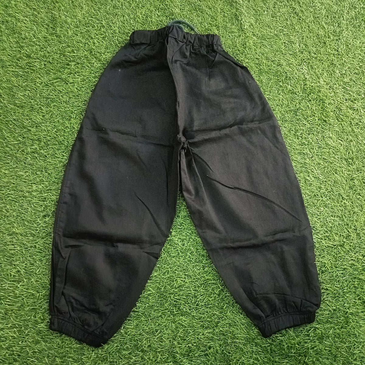 Boys Black Baggy Fit Elastic Waist Jogger Pant
