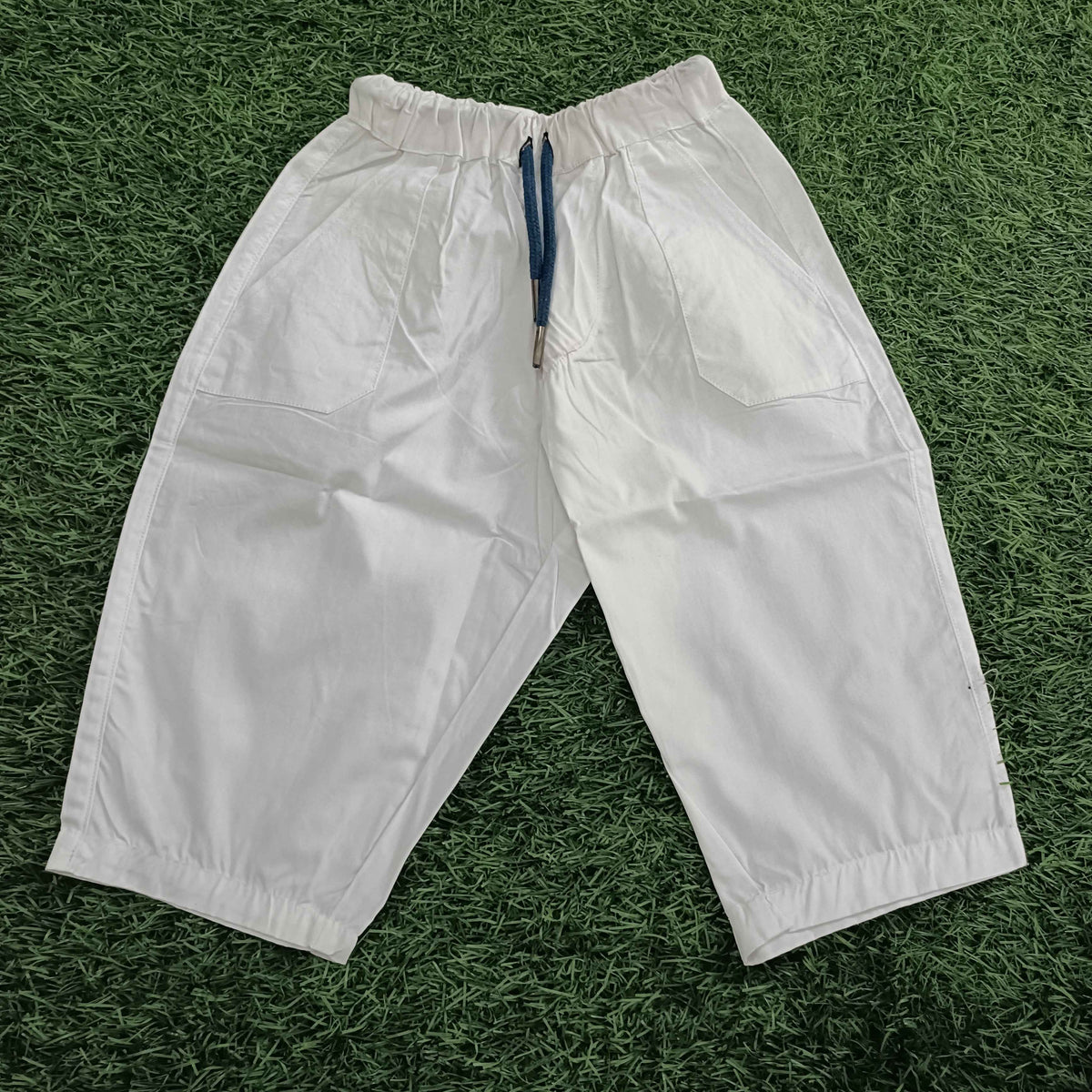 Boys Off White Baggy Fit Elastic Waist Jogger Pant