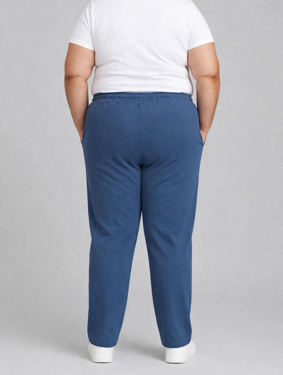 Men's Blue color Hosiery cotton Casual Full-Length Track Pants