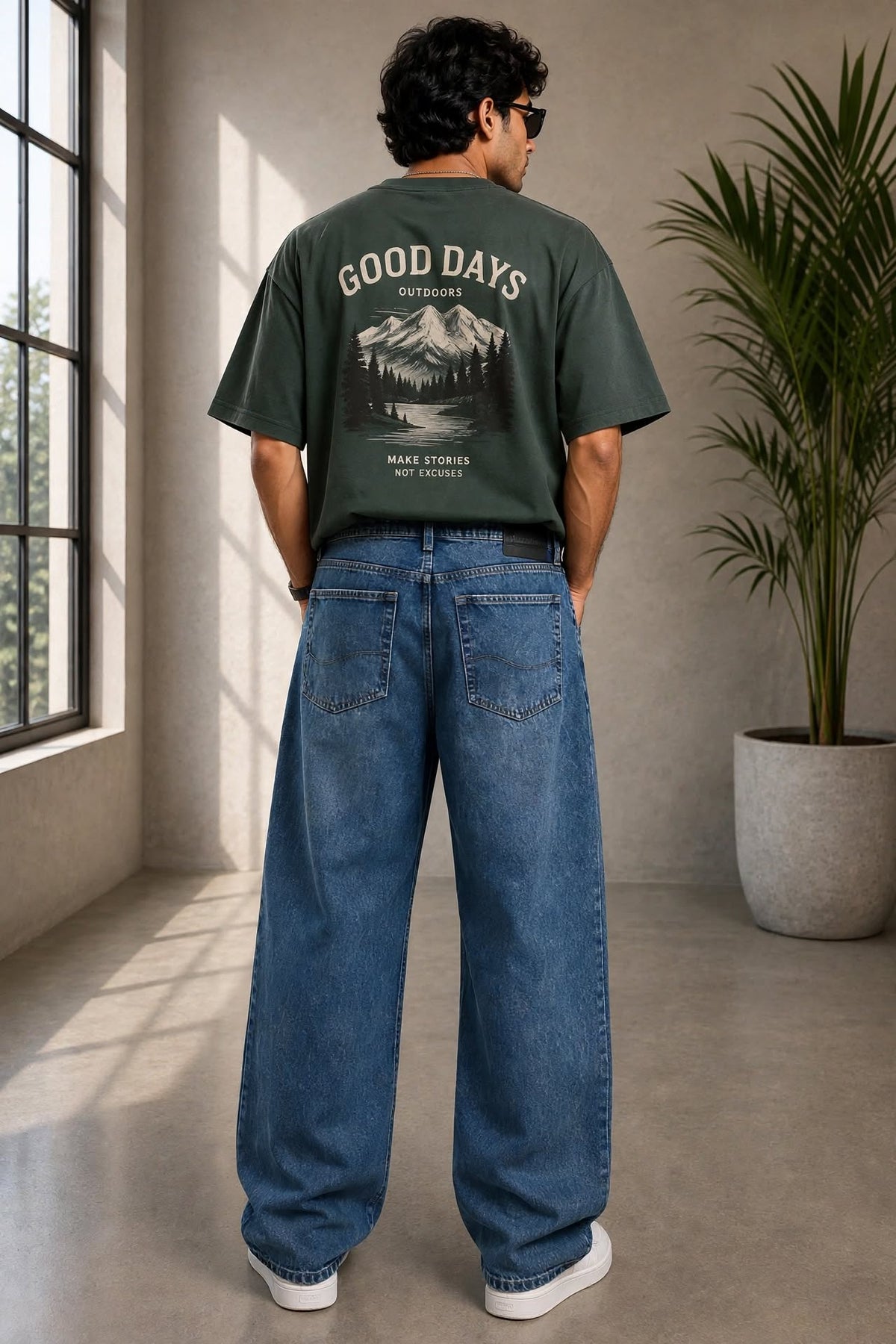 Blue Shade Jack & Jones Baggy fit Denim